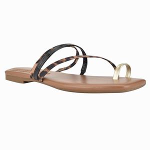 Nine West Darbie Flat Slippers Bruin Nederland | EPY-043529